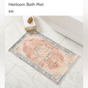 West Elm Heirloom Bath Mat (2)